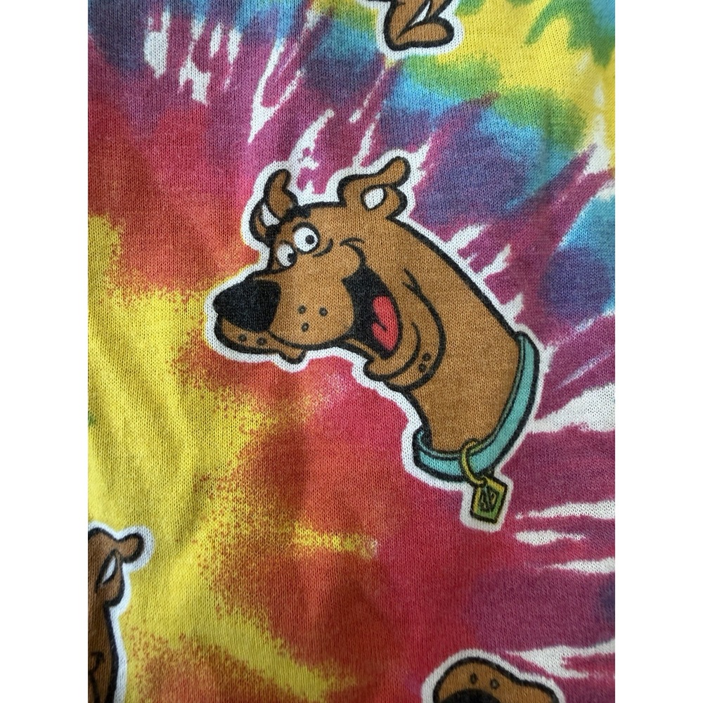 Scooby Doo Womens 2X Pajama Pants Tie Dye Lounge Sleepwear Drawstring. 5283